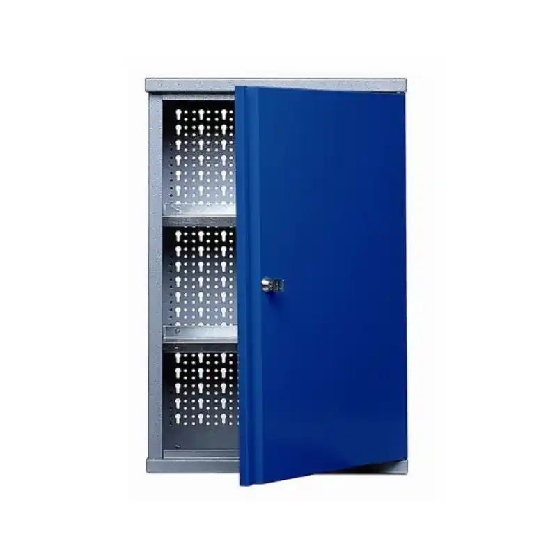 Armoire murale Bleu marine 1 porte et 2 étagères Kupper
