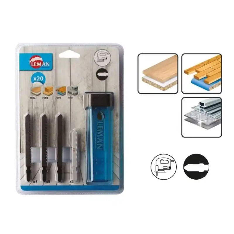 Assortiment 10 Lames Scie Sauteuse Attach.T