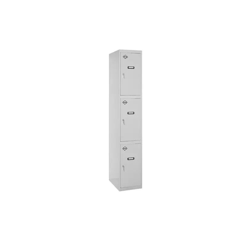 Armoire vestiaire 3 casiers (1 colonne 3 portes) 1800x300x500 mm (Modè