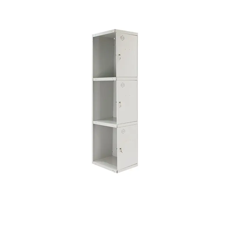 ArmoireVestiaire 3 casiers (1 colonne 3 portes) 1800x300x500mm (Modèle