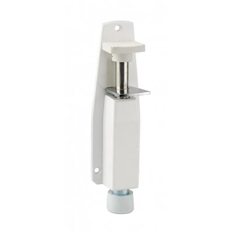 Arrêt de porte laqué blanc 150 mm 9804