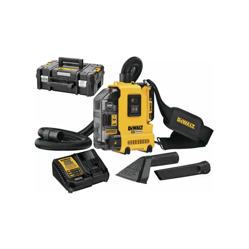 Aspirateur portable XR 18V 2Ah Li-Ion Brushless d‘air maxi 9 l/sec cof