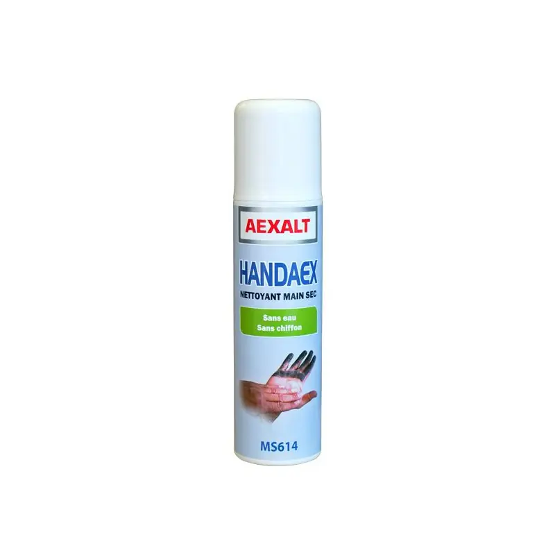 Aérosol Nettoyant main à sec (sans rinçage) Porte de douche x 210 ml H