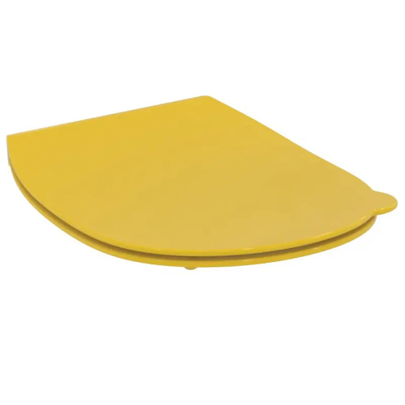 Assise et abattant pour cuvette suspendue enfant jaune Contour 21