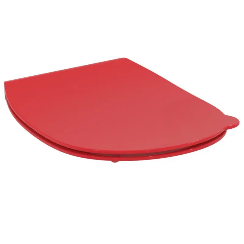 Assise et abattant pour cuvette suspendue enfant rouge Contour 21