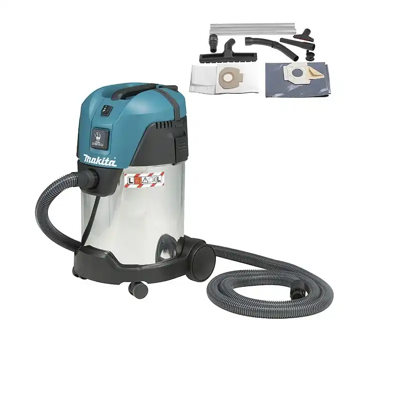 Aspirateur eau et poussière 30l 1000W 210 mbar Cuve Inox VC3011L