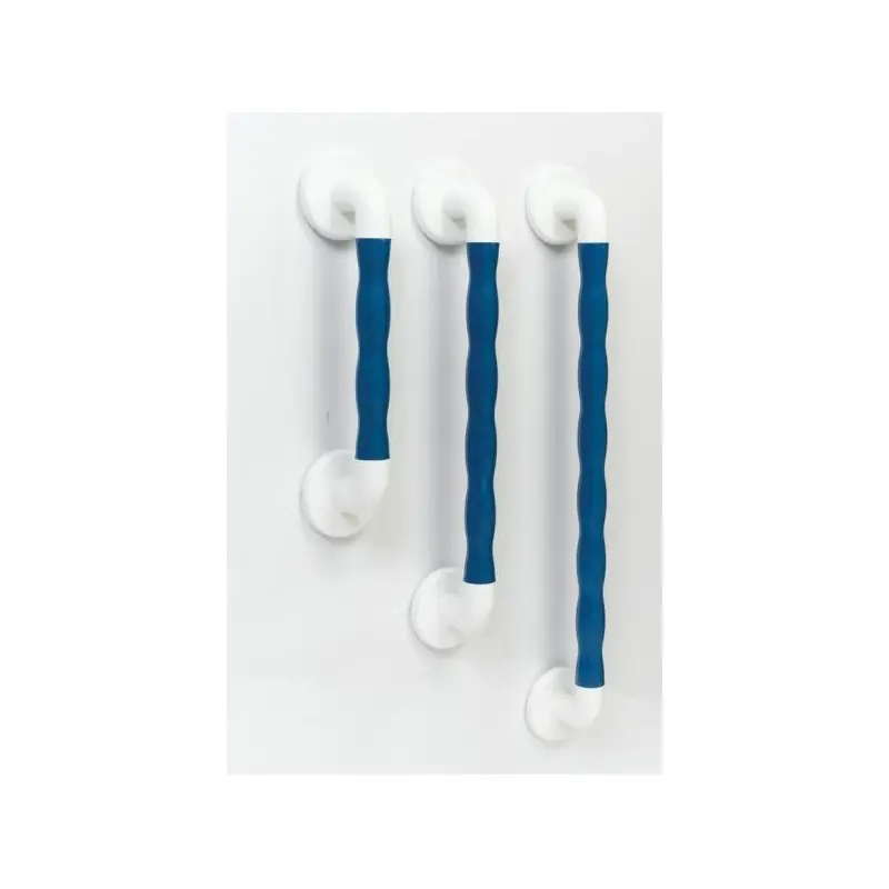 Barre d‘appui ergonomique droite 300mm bleue (Accessibilité PMR)