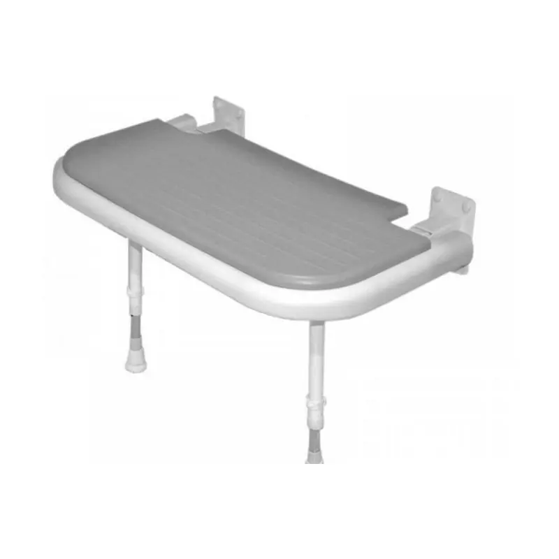 Banc de douche rembourré gris Série 4000 (accessibilité PMR)
