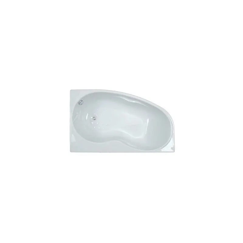 Baignoire asymétrique 150x90cm droite 190 L tablier acrylique JACANA G