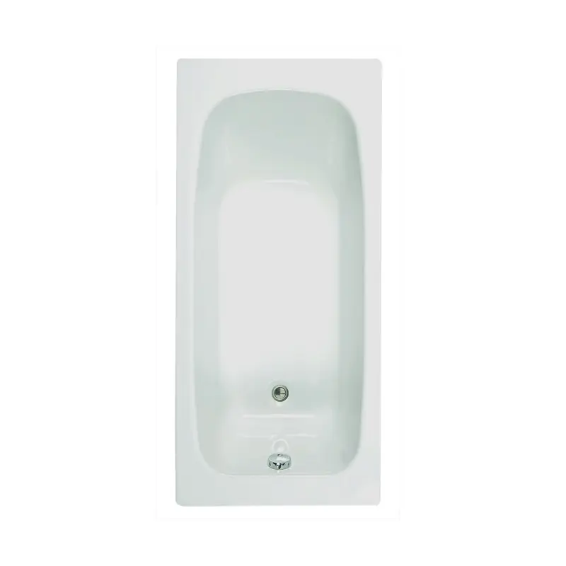 Baignoire rectangulaire gain de place 120x70 cm Blanc FLAVIS
