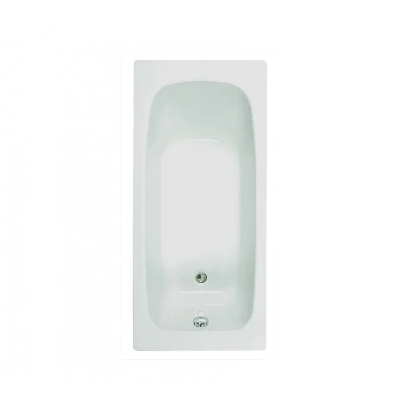 Baignoire rectangulaire gain de place 150x70 cm Blanc FLAVIS