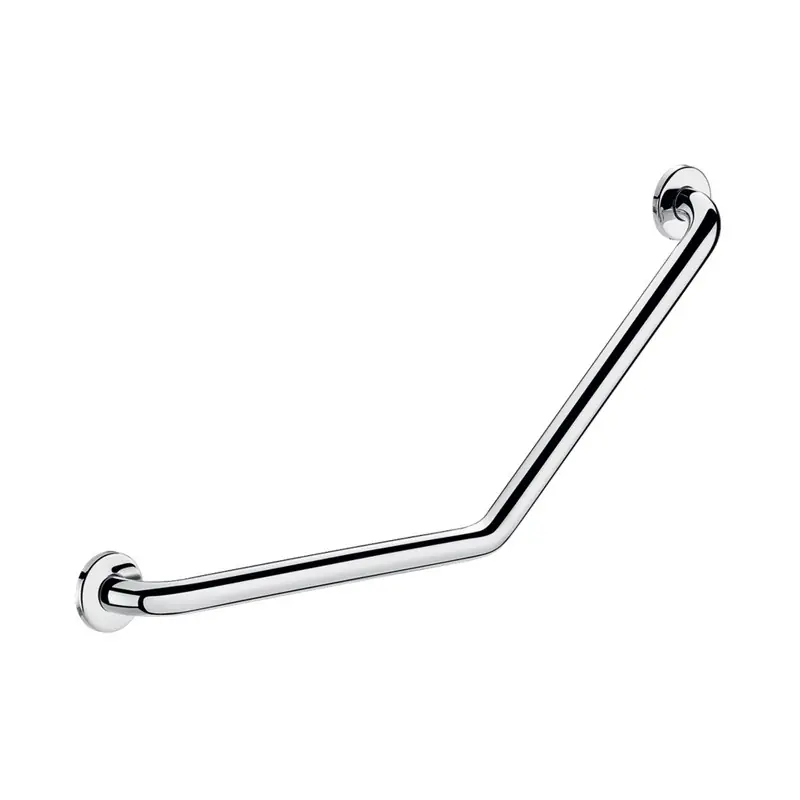 Barre d‘appui coudée 135° D25 400x400mm inox poli brillant Delabie