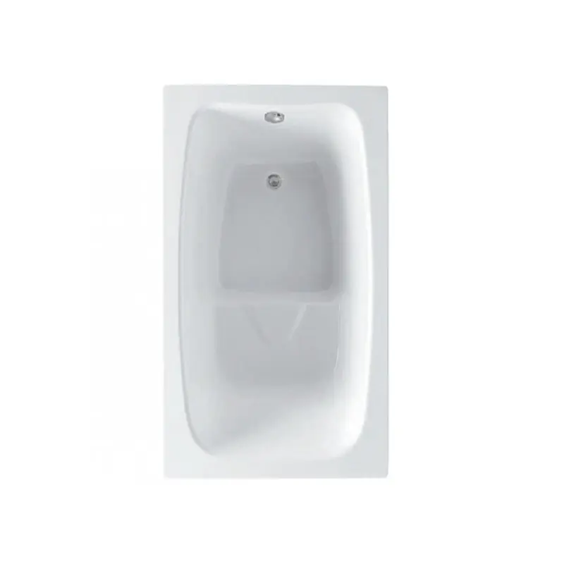 Baignoire rectangulaire à encastrer BABY TWO 105 x 70 x H.46 cm blanc
