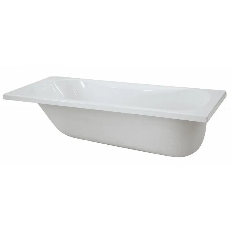 Baignoire Calypso rectangulaire encastrer 150x70xH55 cm 155 L blanc CA