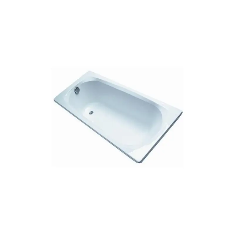 Baignoire rectangulaire à encastrer ou à poser 170 x 70 cm 205 l blanc